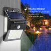 2 pack Waterproof Outdoor Wall 100 LED Solar Night Light | Motion Sensor 3 setti