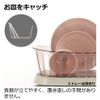 Richell Clase Dish Drainer M Drainer Basket Kitchen Sink Blue