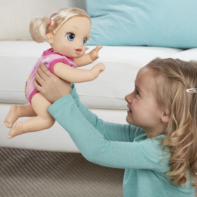  Baby Alive Baby Go Bye Bye (Blonde) : Toys & Games