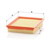 MANN-FILTER C 2256 Air Filter - CARS + TRANSPORTERS