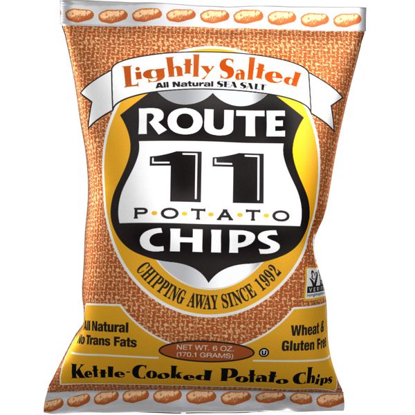 Route 11 Potato Chips : Lightly Salted (4 bags (6 oz each))