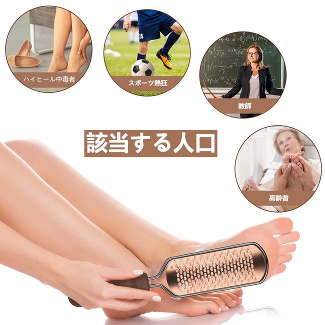 Pedicure Knife Foot Sharpeners, Stainless Steel Pedicure File Foot Care