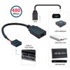 CY Single USB 3.1 Front Panel Socket Key-A Type-E to USB 2.0 9Pin 10Pin Mainboard Header Male Extension Cable