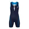 Aropec - Malla / Body de fitness para mujer, color azul, talla S