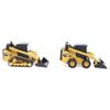 Diecast Masters | 1:64 Scale Cat 272D2 Skid Steer Loader & Cat 297D2 Compact Track Loader Twin Pack | Model 84647CS