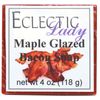 Maple Glazed Bacon Glycerin Soap by Eclectic Lady, 4 oz Bar
