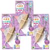 CattyMan Nyan Dent Loofah Toothpaste, Mouse x 3 Pieces
