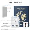 Type G US to UK Travel Plug Adapter with Type B Universal Converter,2 USB