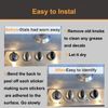 2 sets flame indicators ring stove sticker decal label for burner cooktop