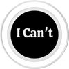I Can’t | Funny Bold Text Tee for Sarcastic Mood PopSockets PopGrip for MagSafe