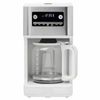 Haden Generous Brew 14 Cup Programmable Digital Coffee Maker Pot, Ivory/Chrome