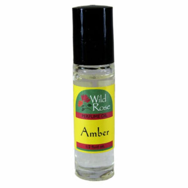 Wild Rose Amber Roll-On Perfume Oil 1/3 Ounce