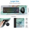 Woutay Desk Mat,Green Marble,Keyboard Pad,Gaming Mouse Pad