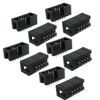 sourcing map 10 Pcs 2x5 Pin 2.54mm Pitch Double Row Breadboard IDC Headers
