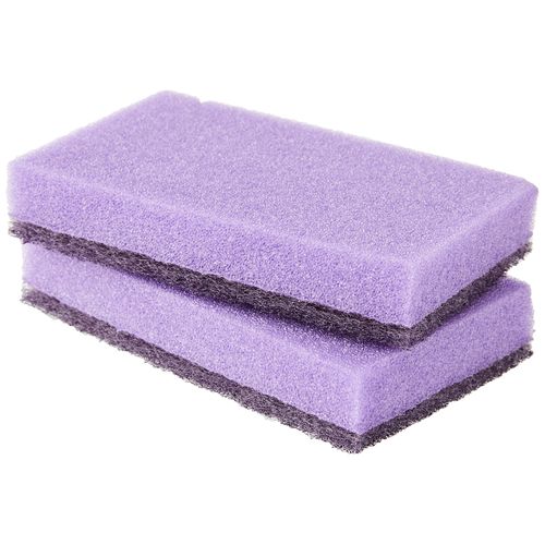 Fibre Scotch-Brite with sponge, purple (extreme), 2 units (packaging may vary)
