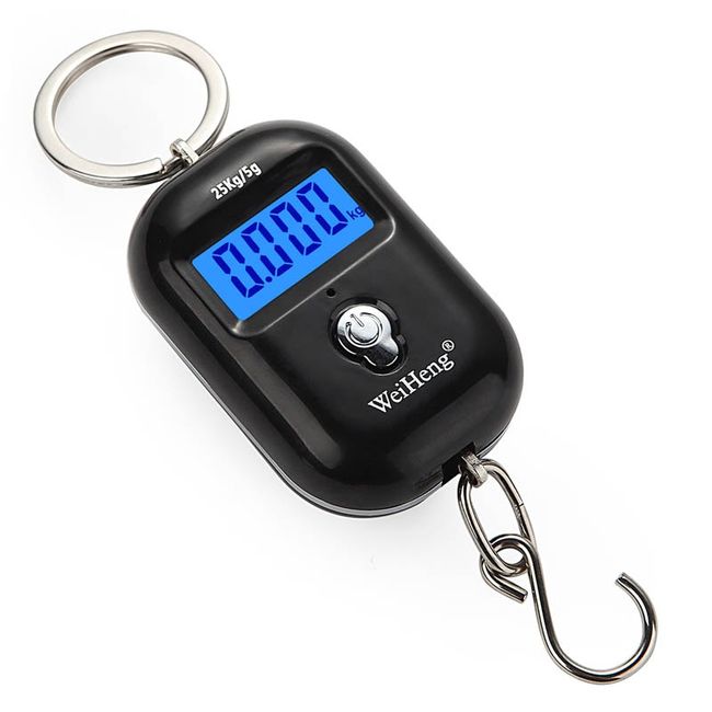 Handled digital Luggage Scale 110lb/ 50kg mini pocket scale for Travel  fishing Weigh Suitcase Bag Baggage Scale