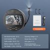 Borescope Triple Lens Endoscope Camera with 4.3" IPS Screen 8 + 2 Lights