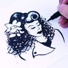 Pentel Pinselstift schwarz