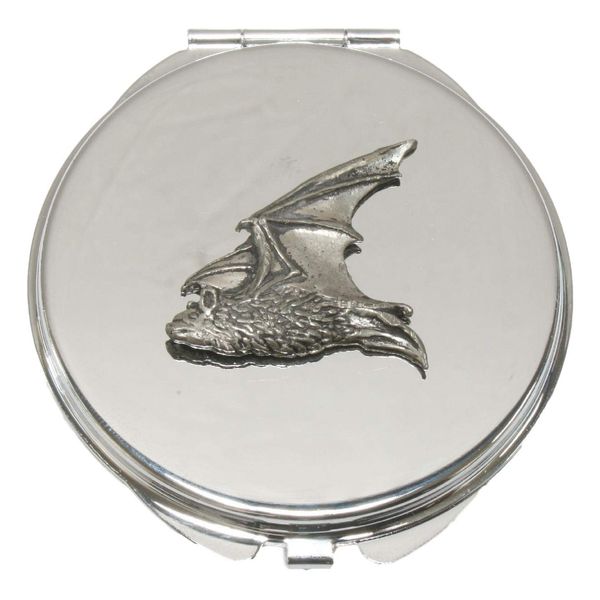 Pipistrelle Bat Compact Mirror Handbag Gift With Free Engraving 23