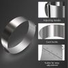 Adjustable Baking Round Cake Ring Mold 6-12" Stainless Steel With Scaling Inside