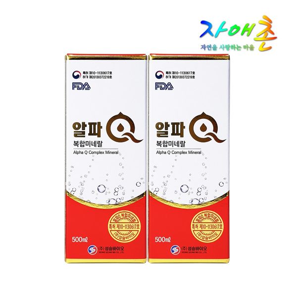 Jaaechon Alpha-Q Alkali Concentrated Mineral 30ml, 2 bottles