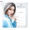 TefuRe ST-9015BLK-GRY Wanren Wig, Full Wig, Short, Straight, Bob, Heat Resistant, Natural, Center Dividing, Wig Net Included, Gradient Model, One Ren Straight, Short, Black x Gray