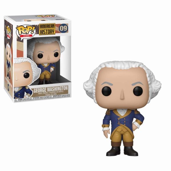 Funko Pop! Icons: History - George Washington, Multicolor