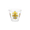 Party Essentials 20-Count Printed Hard Plastic 9 oz Tumblers/, Fleur De Lis Cups, Clear