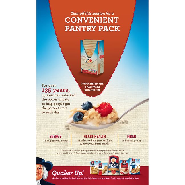 Quaker Cinnamon & Spice Instant Oatmeal, 1.51 oz, 8 count