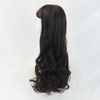 LESUN U-Shaped Fixed Wig, Upgraded Half Wig, Stable, Extension, Point Wig, Extension, Hair Wig, Natural, Heat Resistant, Long, Curly Hair, Wave, Sauvage, Easy to Install, 4 Colors, Multiple Color Variations (Dak Brown)