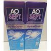 Aosept Plus with HydraGlyde Deep Cleansing Contact Lens Solution 2x360ml