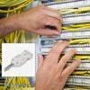 IDC Cable Punch Down Tool Network Phone Panel Module Cat5e Cat6 Network Telephone Insertion Cable Cutter Stripper