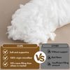 MIULEE 16x20 Inch Pillow Insert, Throw Pillow for Bed Sofa Couch Rectangle Decorative Lumbar Virgin Microfiber Stuffer