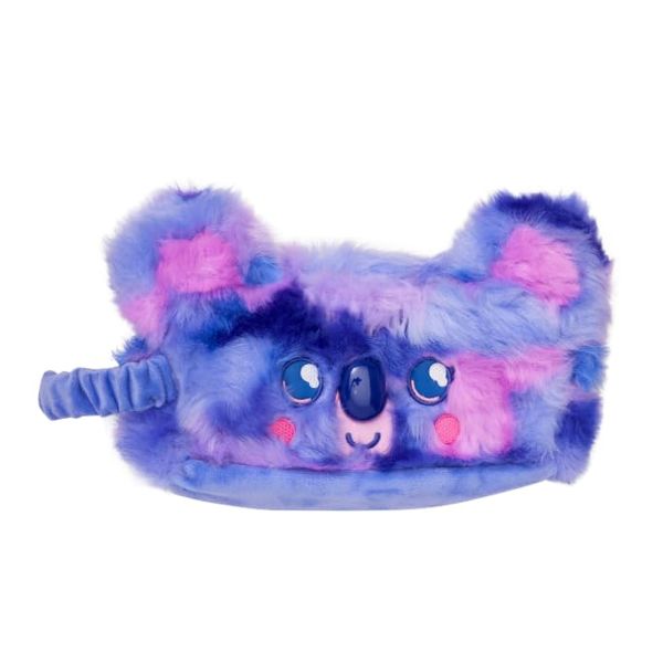 Generic Smiggle Fluffy Koala Pencil Case Purple, 23322