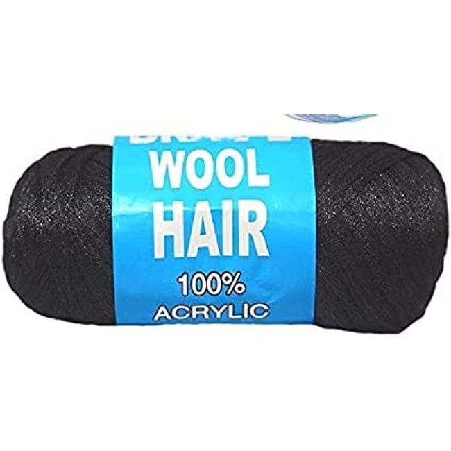 Various Colours: Brazilian Wool Hair, Faux Locks, Braids, Twists, Knitting Brazil  Wool. Yarn 