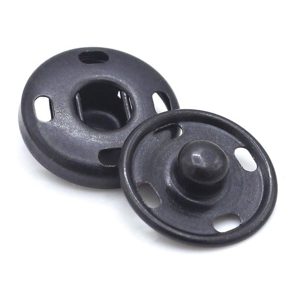 50 Sets Rust Proof Metal Snap Fasteners Sewing Press Studs Buttons (10mm)
