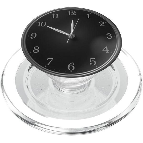 Retro Wall Clock Design PopSockets PopGrip for MagSafe