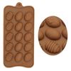 Easter Egg Silicone Chocolate Molds Bakeware Baking Dish 15 Holes Decoration Art