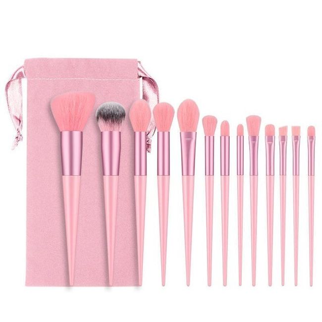 Soft Fluffy Makeup Brushes Set Cosmetics Foundation Blush Powder Eyeshadow Kabuki Blending Beauty Tools 13 Pieces