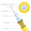 FLYPROFiber LC APC to SC APC Fiber Optic Patch Cable, 7m Fiber Optic Patch Cable, Single Mode Simplex 9/125μm Fiber Optic Patch Cable, LSZH Fiber Optic Patch Cable