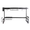 33" Dish Drying Rack Over Sink Drainer Shelf Kitchen Storage Organizer Holders