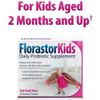 Florastor Kids Daily Probiotic Supplement, Unflavored Powder Mixes with Food or Beverage, Use with Antibiotics, Saccharomyces Boulardii CNCM I-745 (20 Sachets), Pack of 2