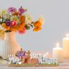 Fumete Easter Decorations Resin He is Risen Decorations Easter Table Decorations Spring Figurines Home Decor for Household and Office Table Decoration