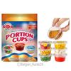 24 Count Medium Jelly Gelatin Shot Disposable Clear Plastic Portion Cups 2oz