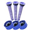 Replacement 6 Pack Set Pre + Post HEPA Filters For Dyson V6 Absolute Exclusive