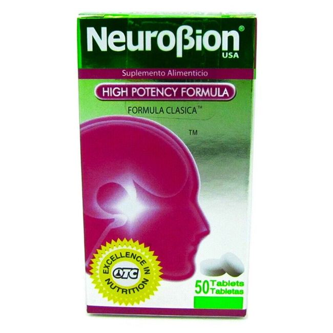 NEUROBION CLASSIC HIGH POTENCY FORMULA,  50 TABLETS   4/2025