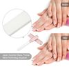 Midenso Nail File, Nail File, Nail File, Nail Polish, with Case, Natural Nail Acrylic Nail Universal Use, Crystal Diamond Salon