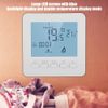Fdit Digital LCD Display Programmierbarer, 5A Smart Thermostat Wireless Digital LCD Display Programmierbarer Temperaturregler