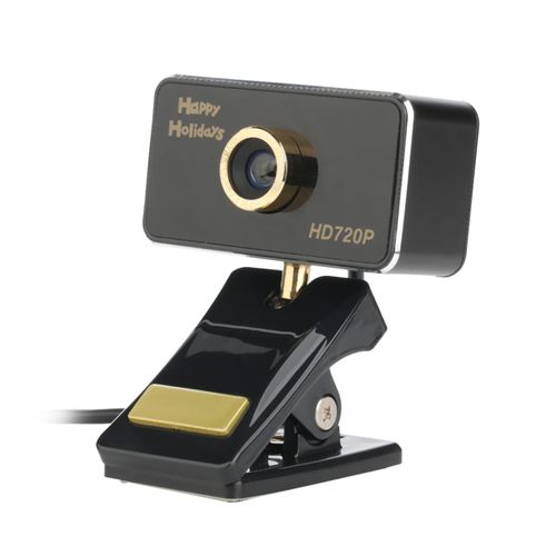 Bocodow HD 720P Webcam Low Light Correction, Designed for Noise-Reducing Mic, for Skype, FaceTime, Hangouts, WebEx, PC/Mac/Laptop/MacBook/Tablet
