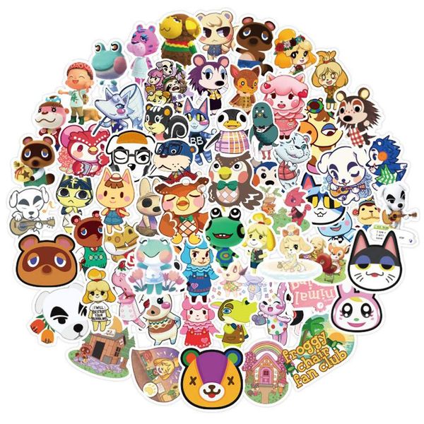 Modou 100pcs Animal Crossing Stickers Cool Game Stickers for Water Bottles Waterproof and Perfect for Laptop Hydro Flask Car Phone